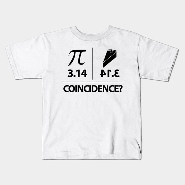 Pie Coincidence - 3.14 Backwards Kids T-Shirt by AustralianMate